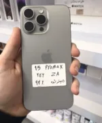 آیفون 15پرومکس| حافظه 256گیگ|باتری 94| iPhone 15proMax| ZA