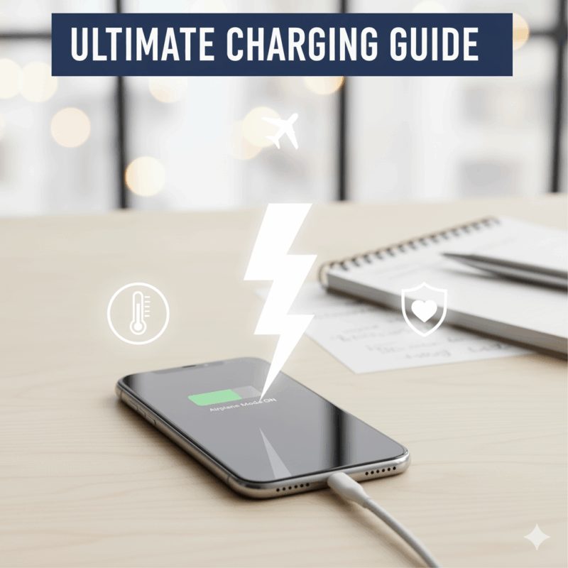 چطور گوشی را سریع‌تر شارژ کنیم ۱۰ روش موثر بدون آسیب