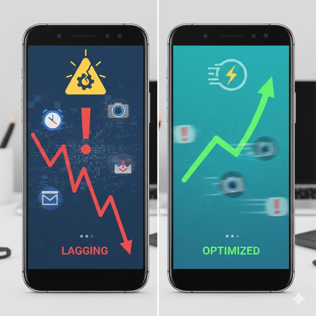 رفع مشکل کند شدن گوشی‌های اندروید