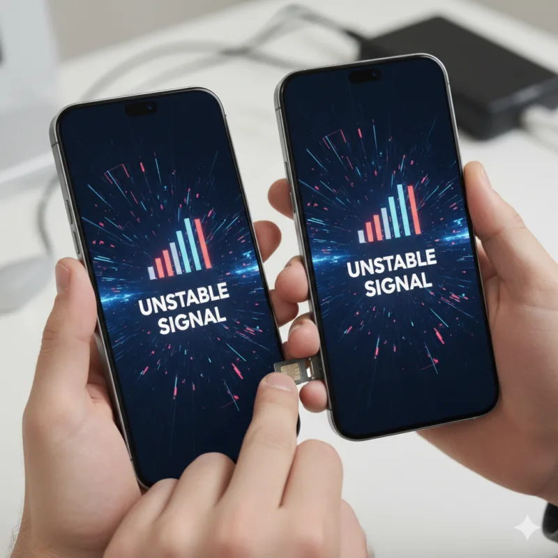 پریدن آنتن در آیفون 17