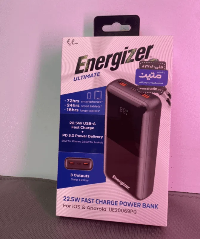 پاوربانک انرجایزر مدل UE20069PQ