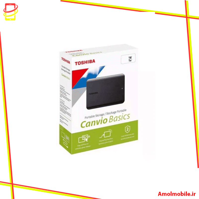 هارد اکسترنال توشیبا مدل Canvio Basics