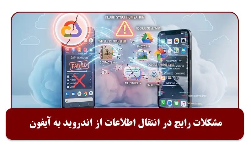 مشکلات رایج در انتقال اطلاعات از اندروید به آیفون
