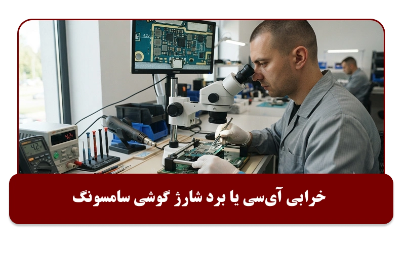 خرابی برد و آی سی شارژ