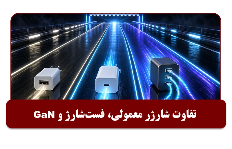 شارژر آیفون معمولی، فست شارژ و GaN چه تفاوتی دارند؟