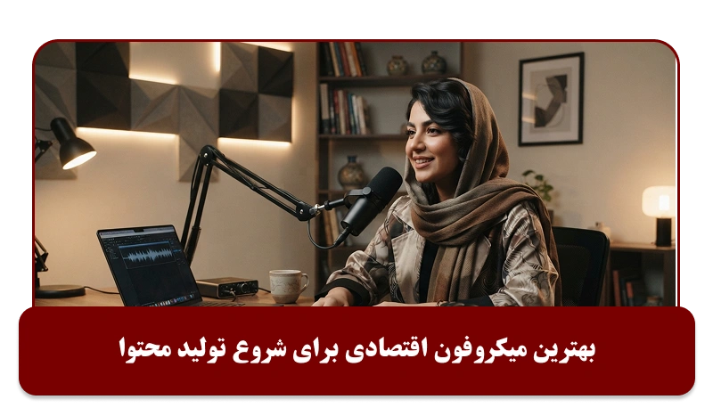 بهترین میکروفون اقتصادی برای شروع تولید محتوا